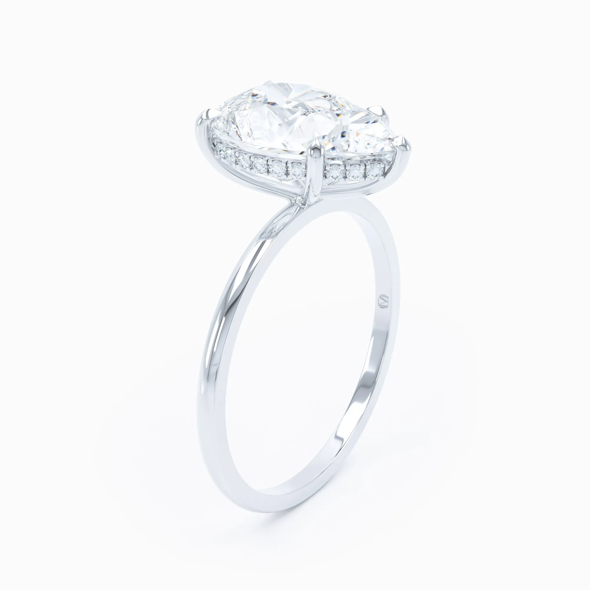 Petite Solitaire - Pear Engagement Ring