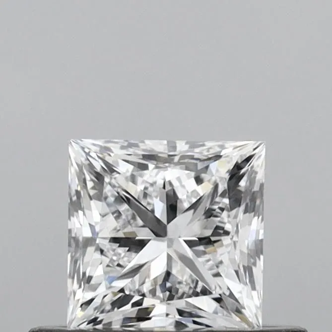 Princess Cut Halo Diamond Engagement Ring [Setting Only] - LGR072S With 0.5 Carat Princess Shape Lab Diamond