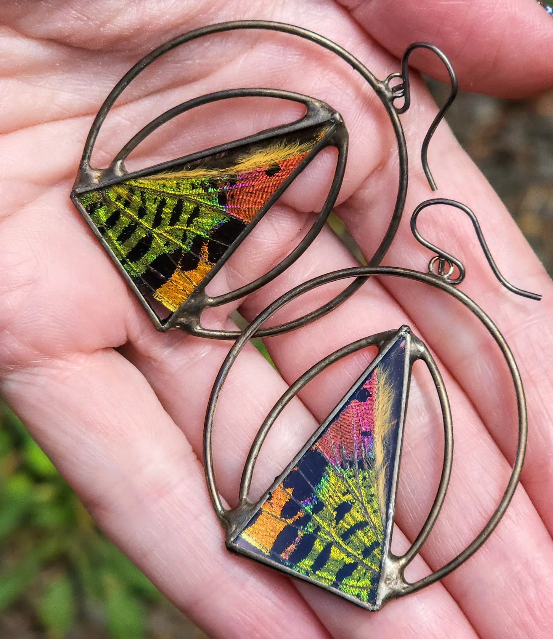 RESERVED Sunset Moth Summit Earrings - Wholesale Jewelry