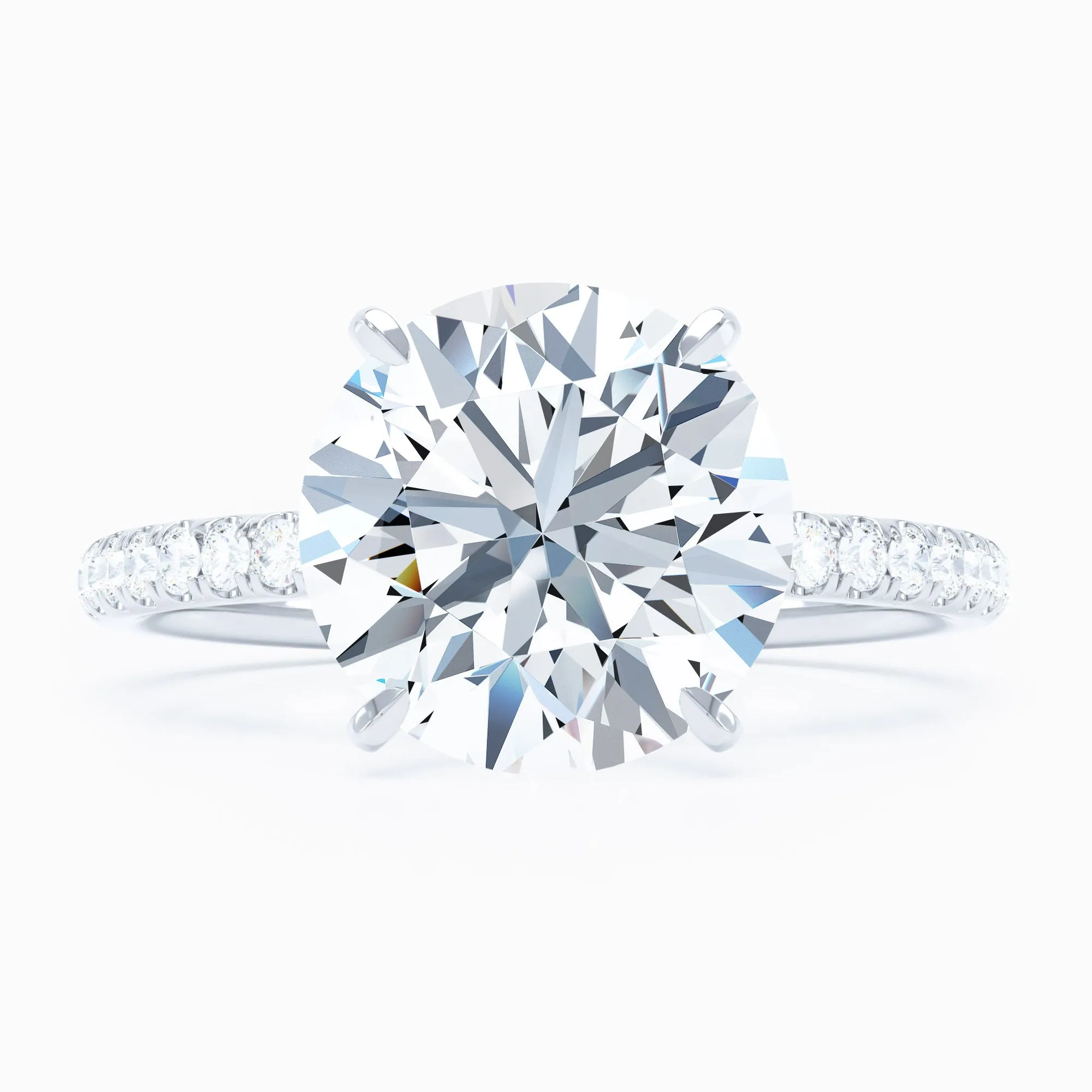 Salute - Round Engagement Ring