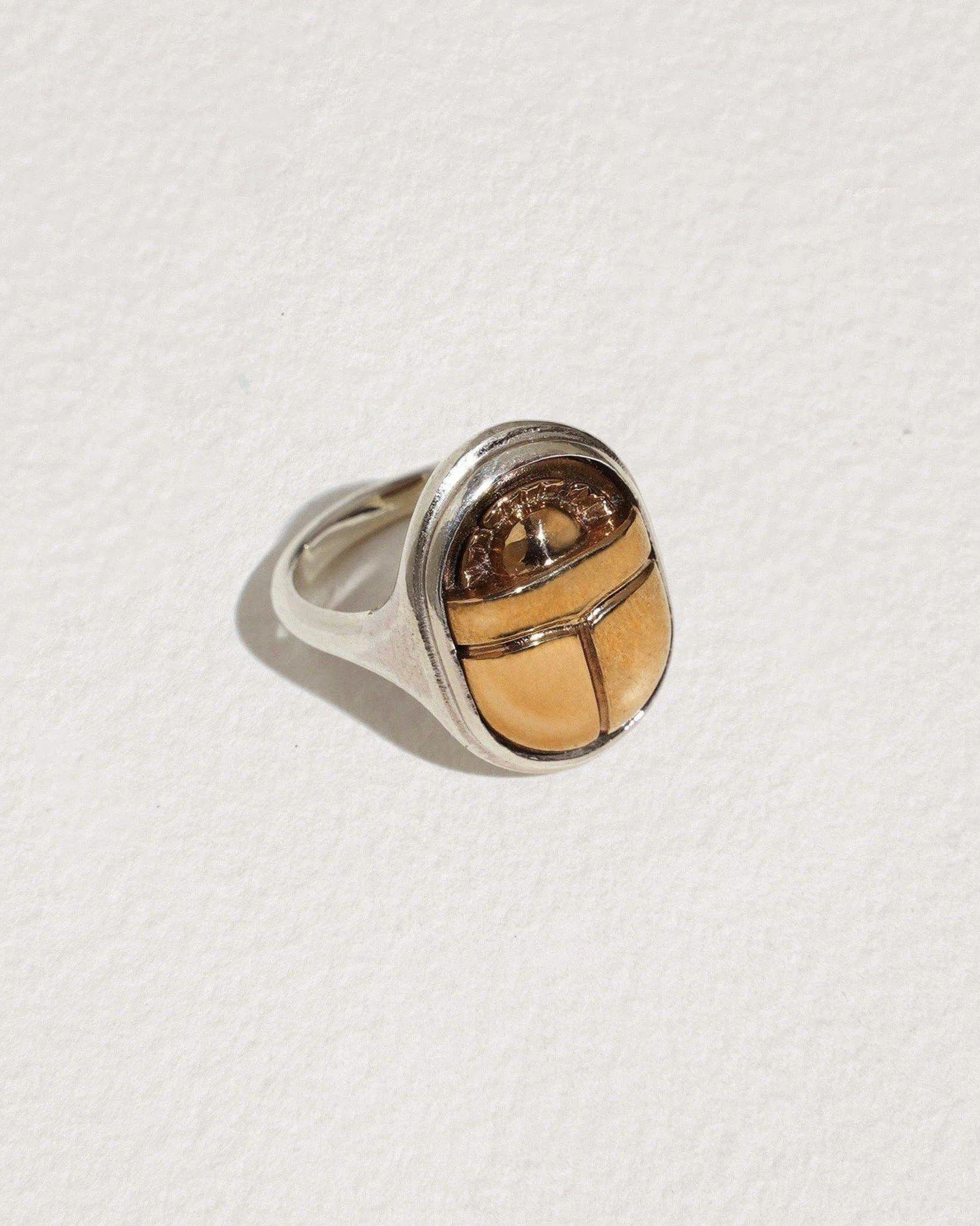 Scarab Signet Ring