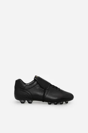 Scarpe da calcio Lazzarini Tongue in pelle nera