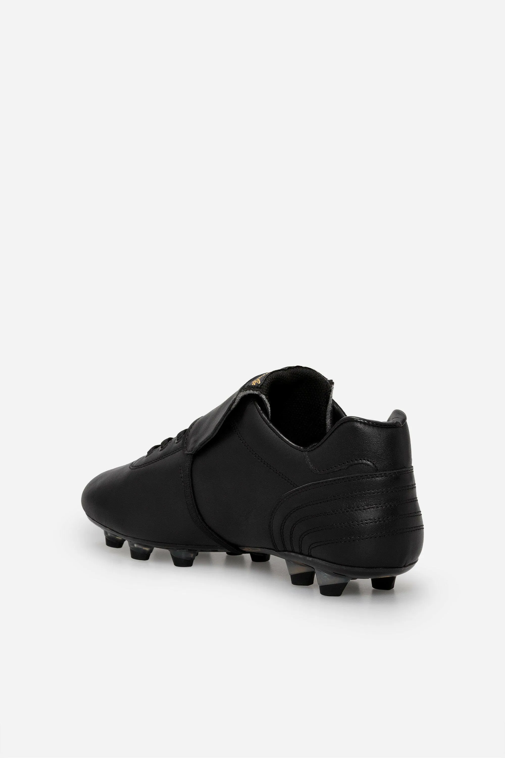 Scarpe da calcio Lazzarini Tongue in pelle nera