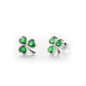 Shamrock Stud Earrings