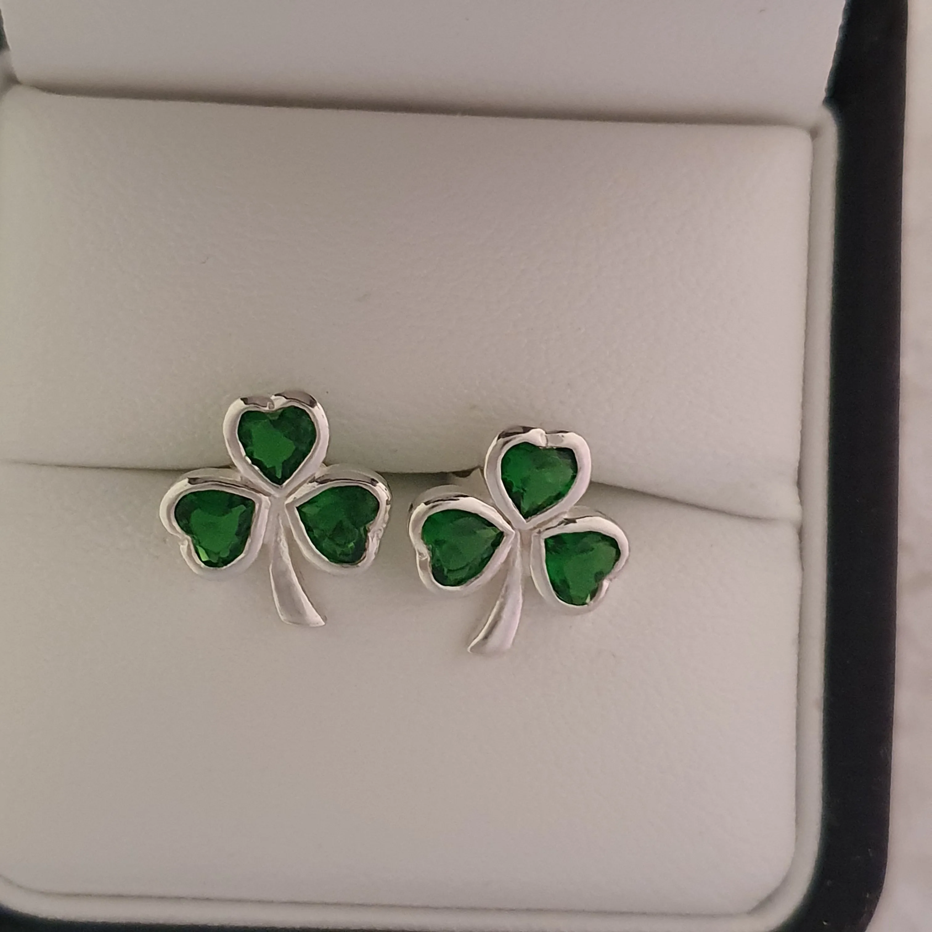 Shamrock Stud Earrings