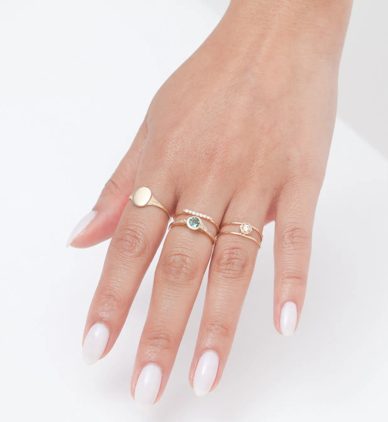 Skinny Signet Ring