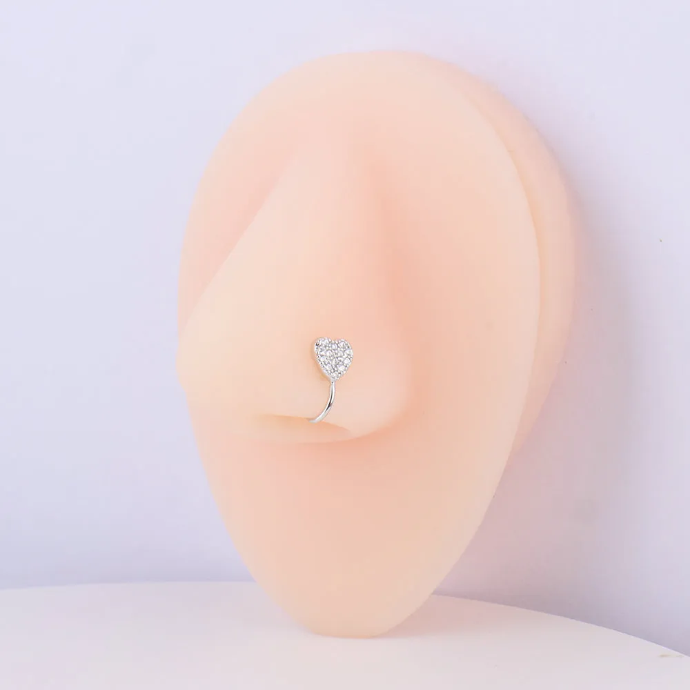 Sparkling Heart Nose Cuff