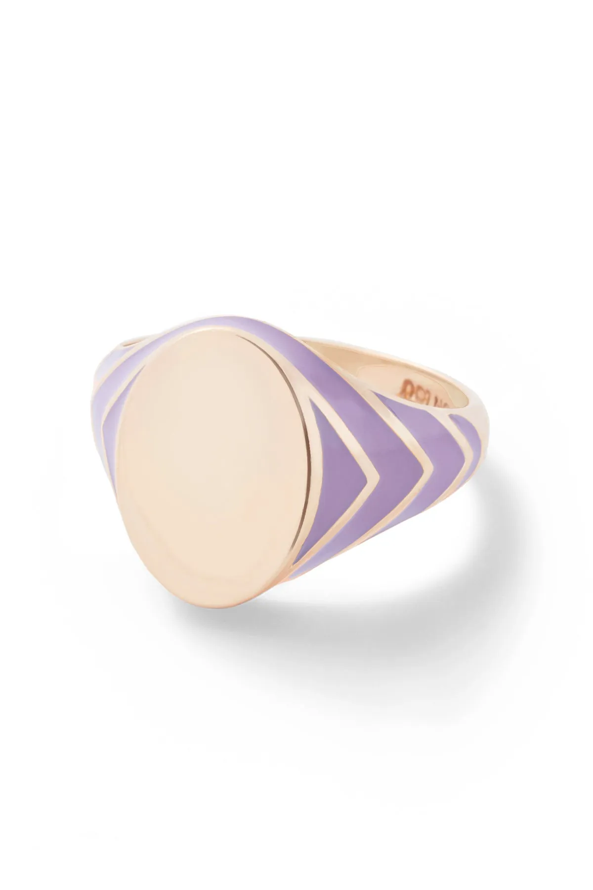 Stripe Signet Ring - In Stock