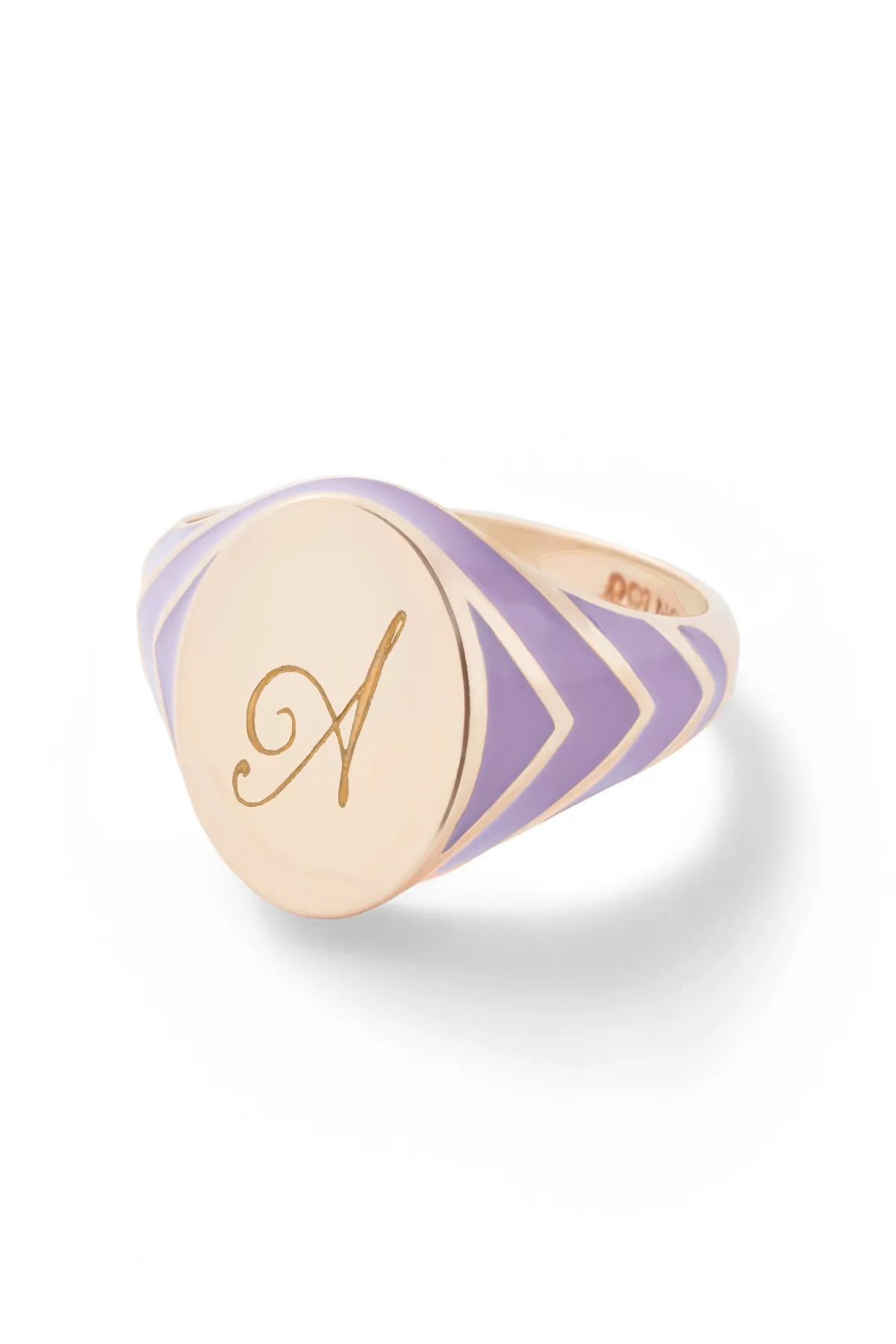 Stripe Signet Ring - In Stock