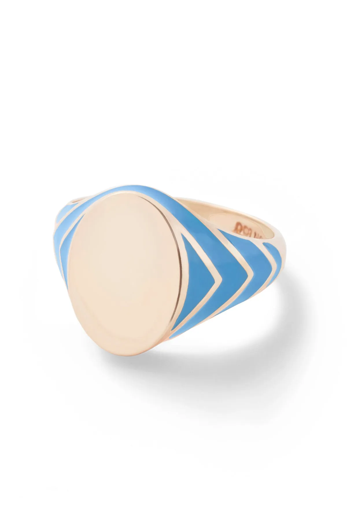 Stripe Signet Ring - In Stock