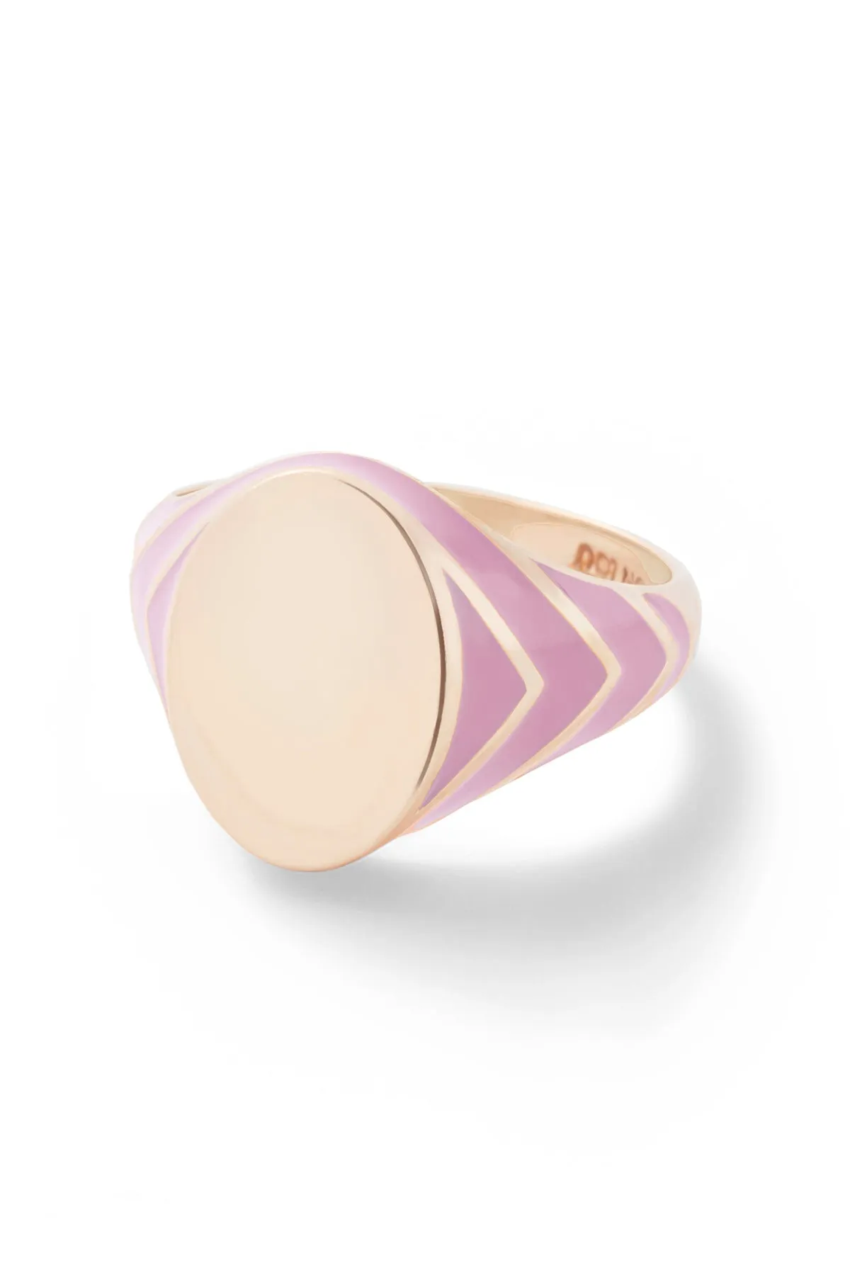 Stripe Signet Ring - In Stock