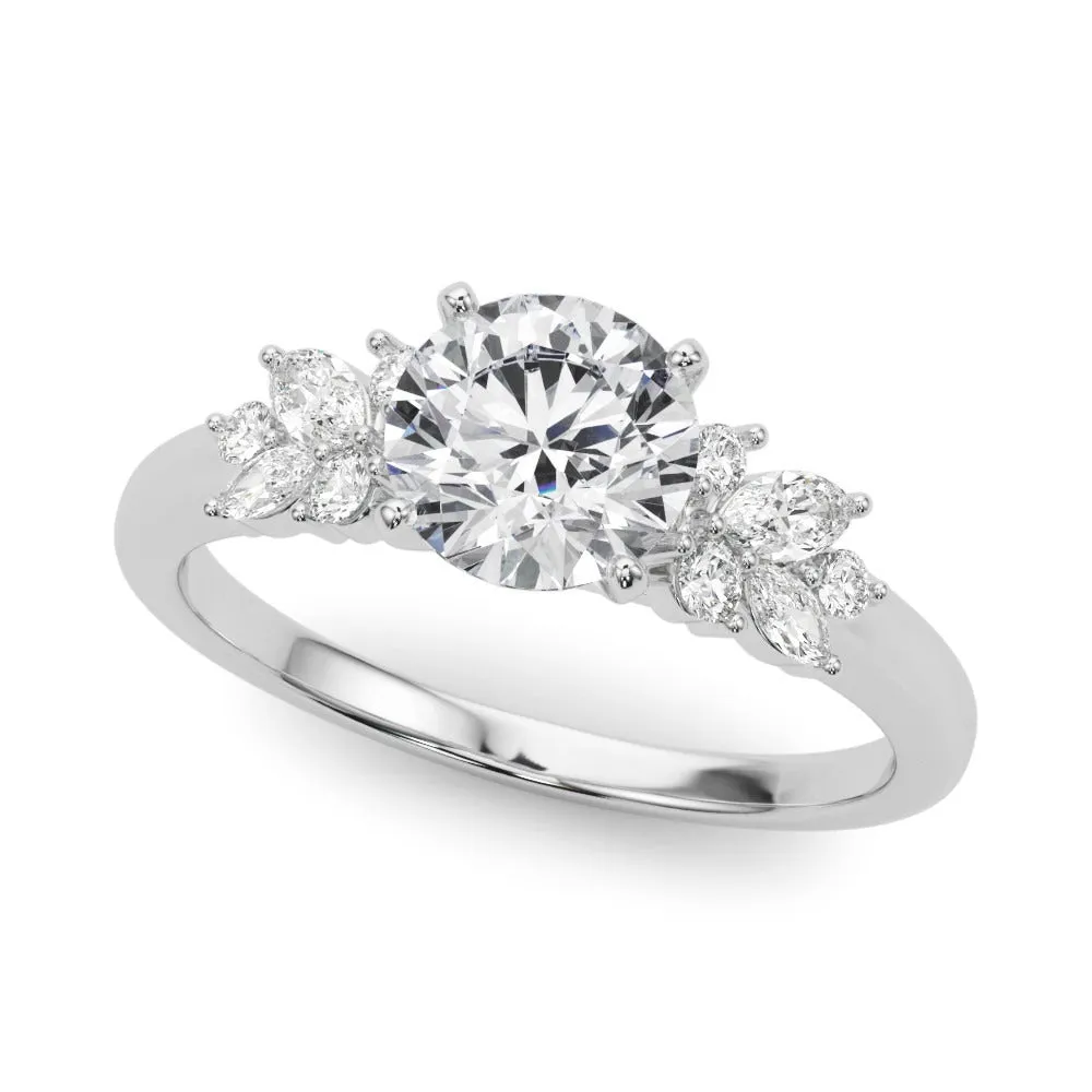 Stunning Scatter Engagement Ring Lab Grown Diamond 2.33 ctw