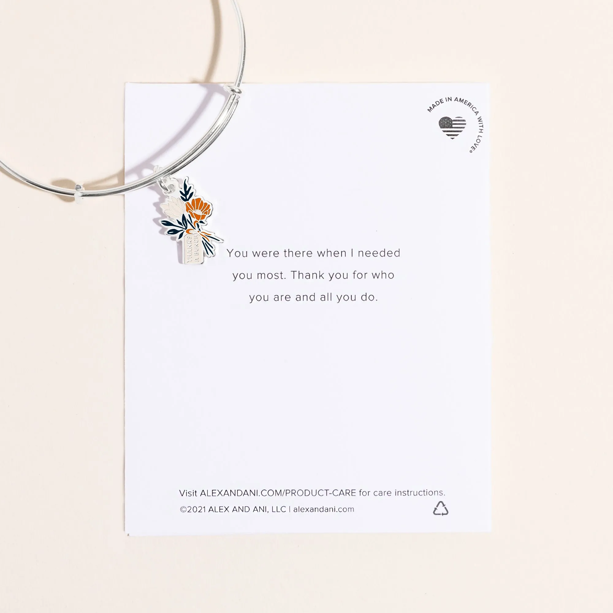 'Thanks A Bunch' Charm Bangle