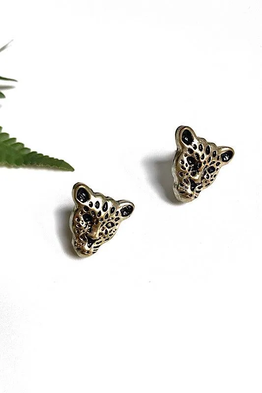 Tiger Stud Earrings