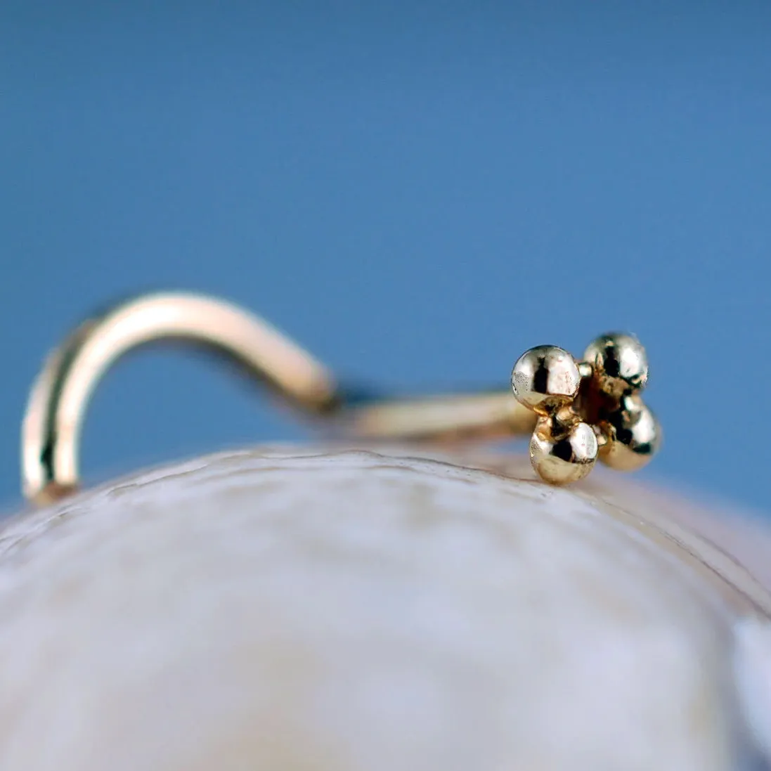 Tiny Gold Nose Stud