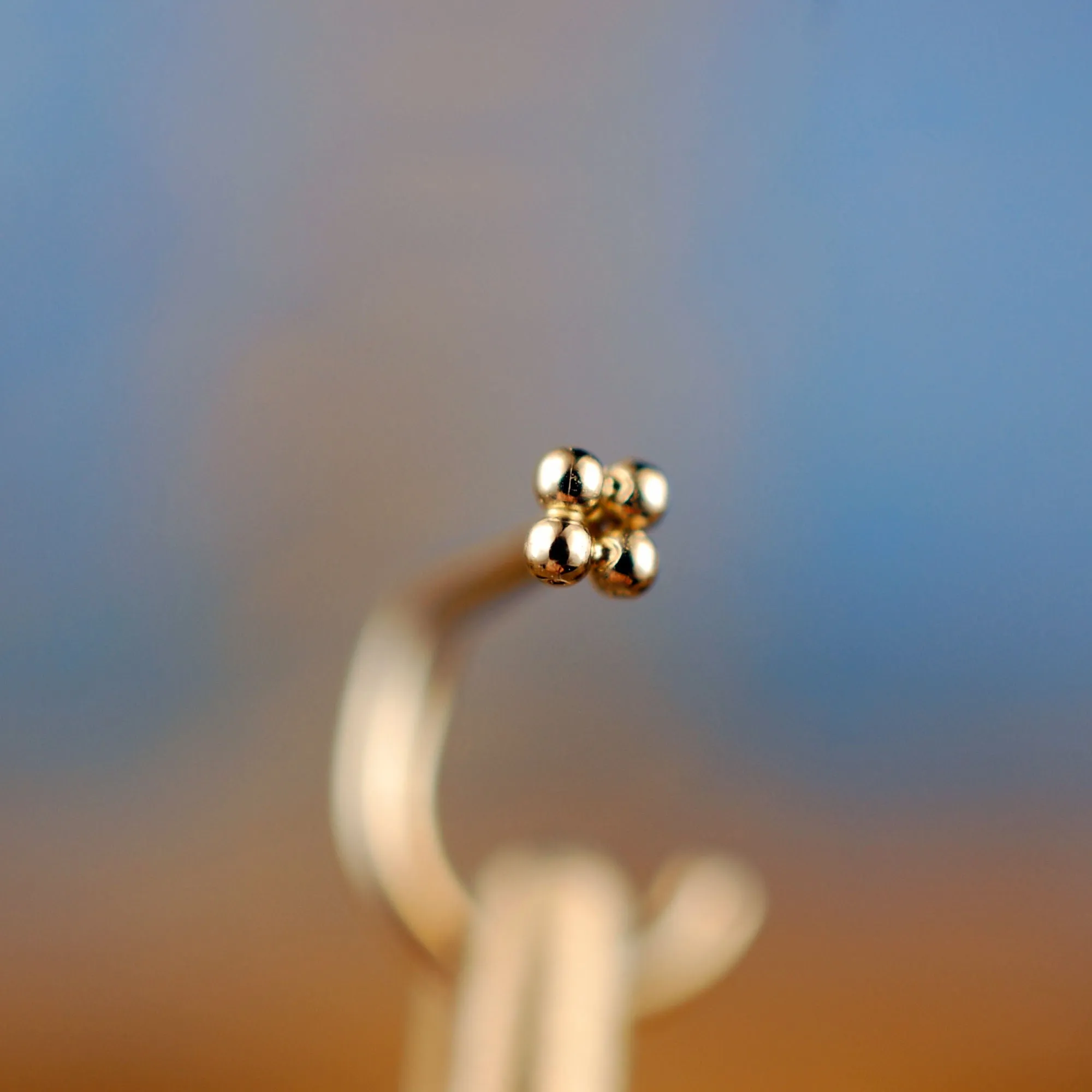 Tiny Gold Nose Stud