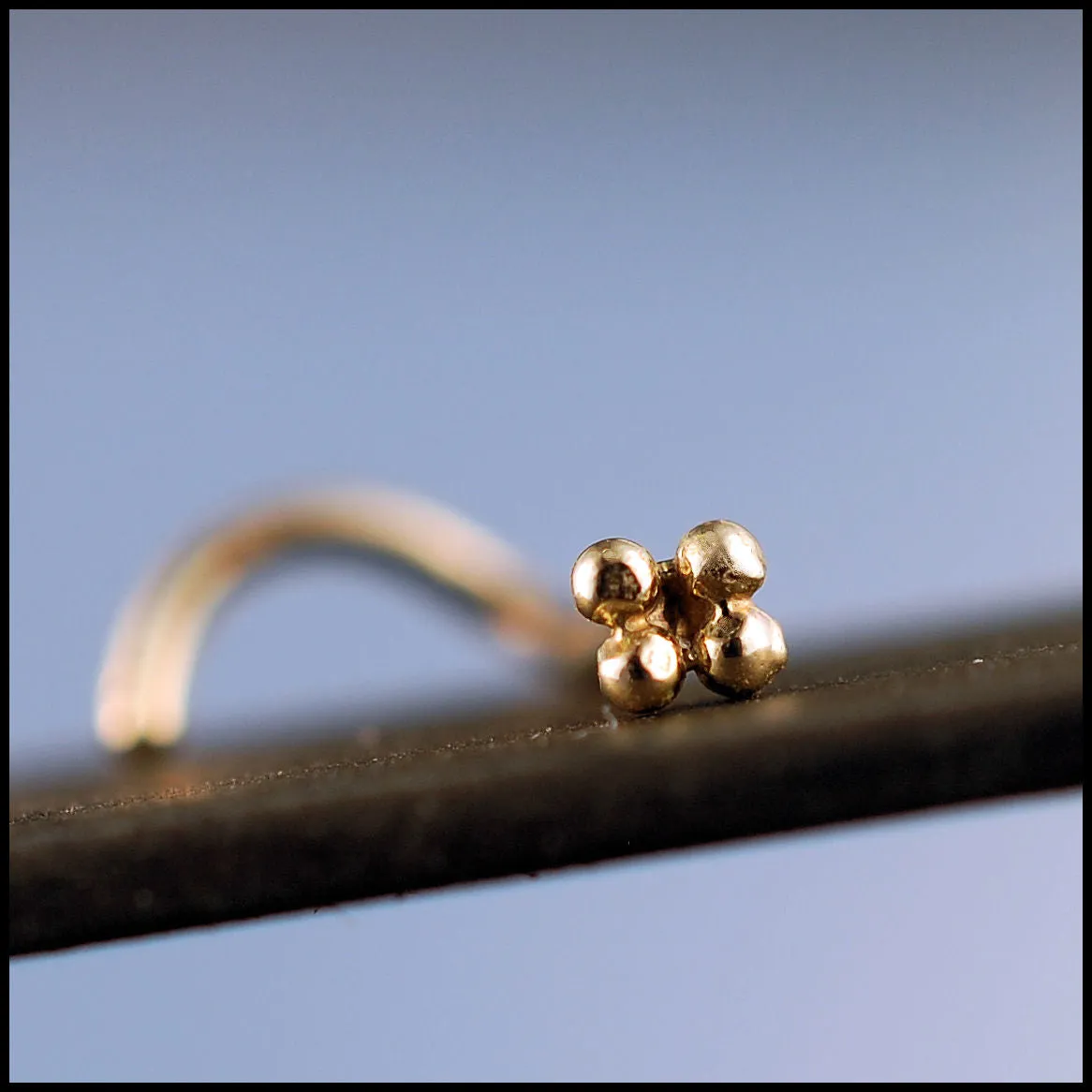 Tiny Gold Nose Stud