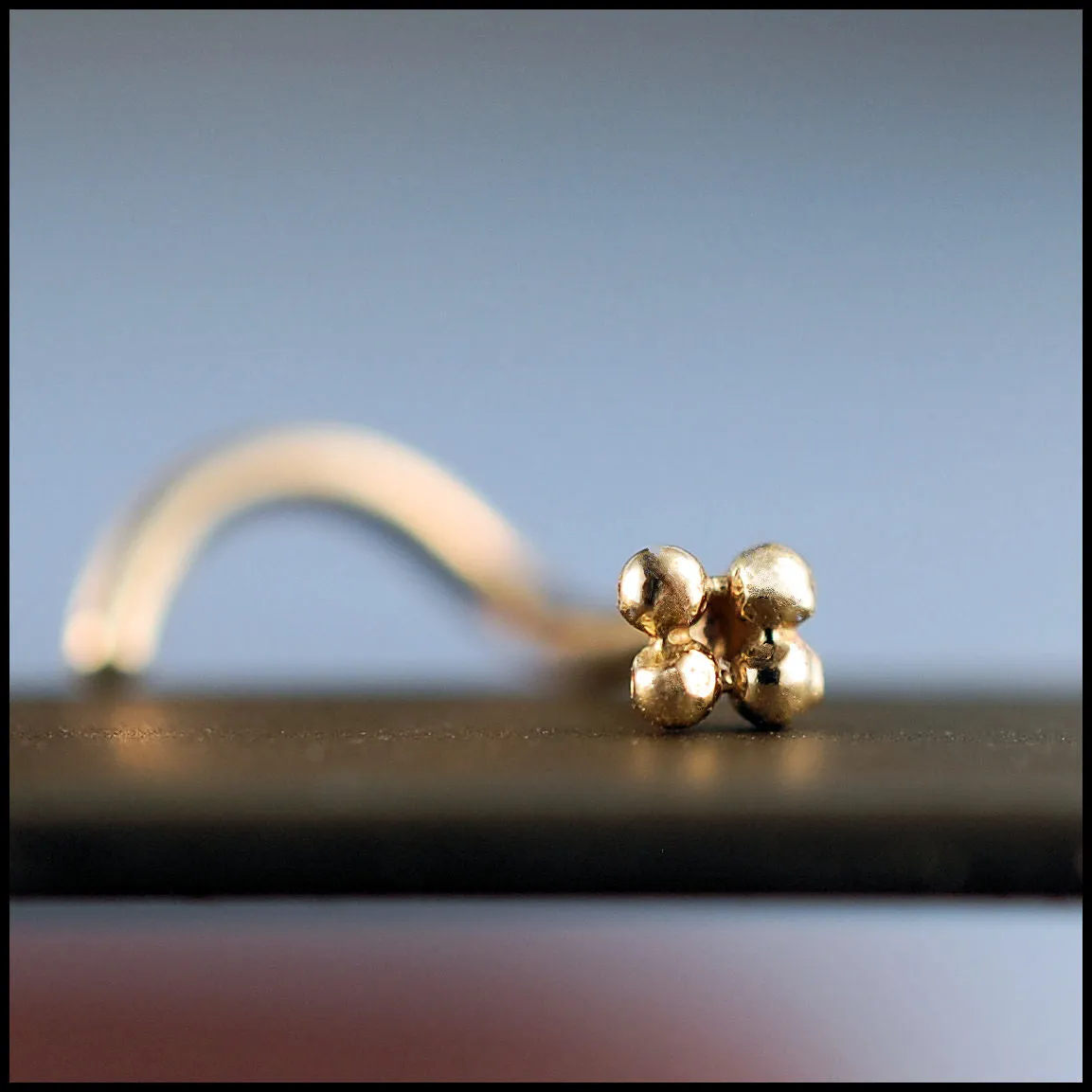 Tiny Gold Nose Stud