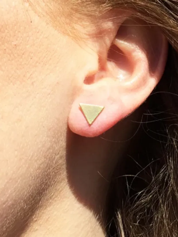 Triangle Stud Earrings