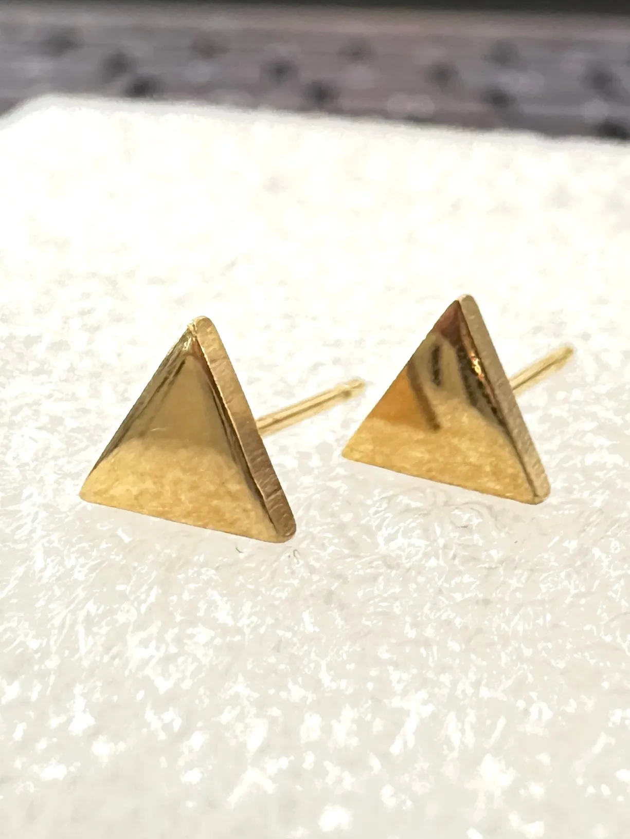 Triangle Stud Earrings