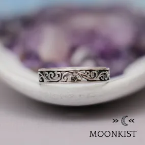 Vine Filigree Wedding Band | Moonkist Designs