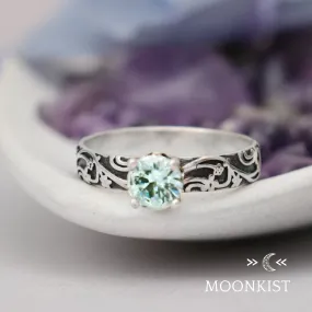 Vintage Vine Engagement Ring for Women   | Moonkist Designs