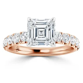 Violet - 18ct Rose Gold - Asscher